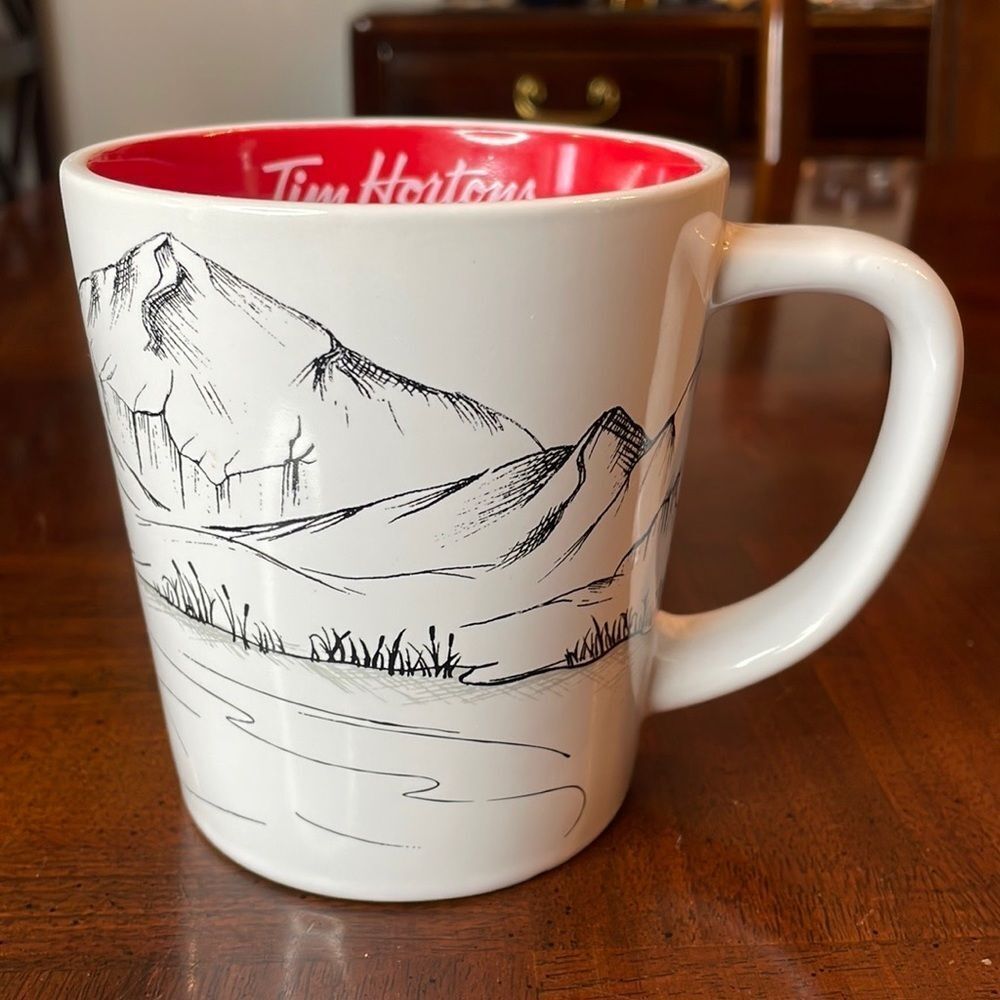 Tim Hortons Hockey Net and Stick Coffee Tea Mug Cup
